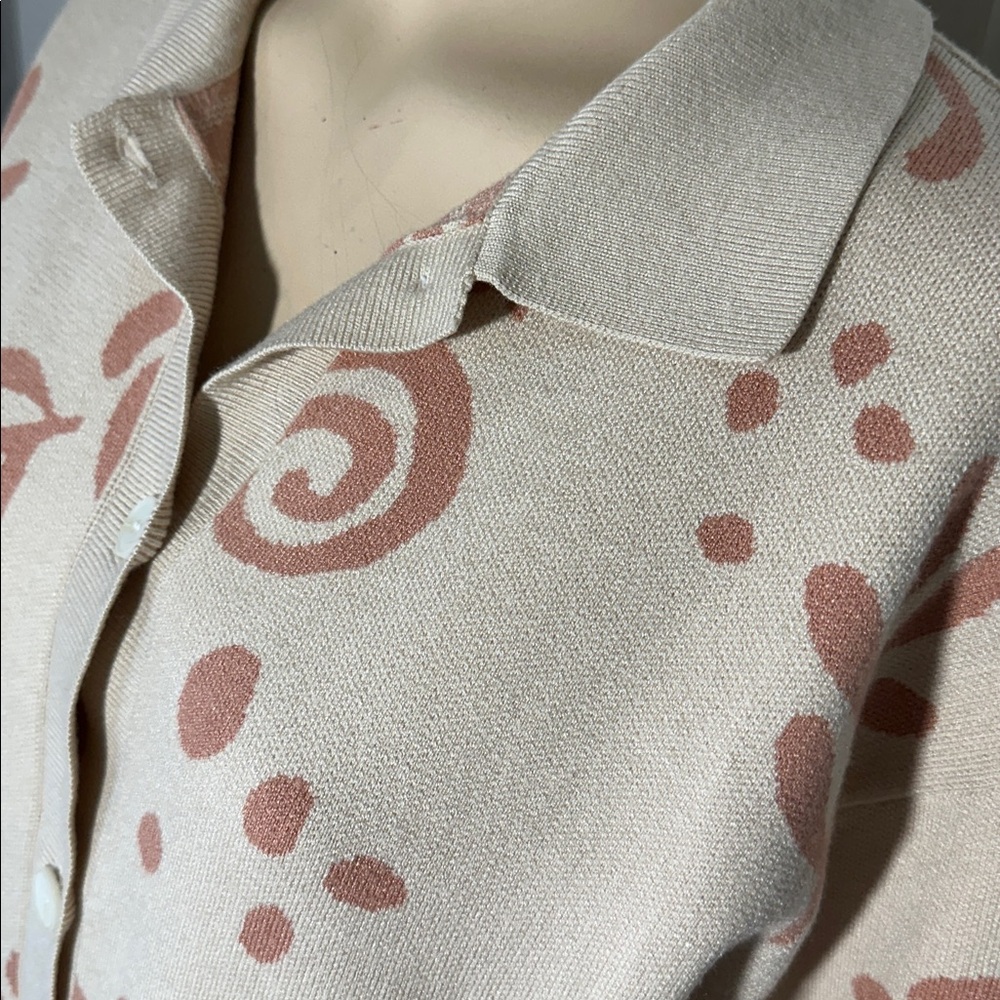 Millibon Patterned Long Cardigan Jacket - image 2